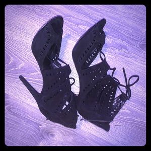 Zara black sandals